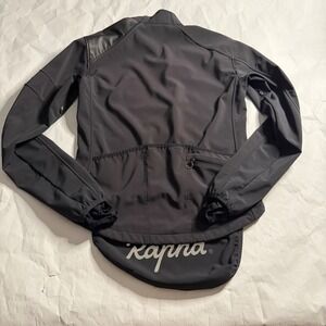 Rapha Cycling Core Trail Commuter Softshell Jacket Black Full Zip Pockets Mens M